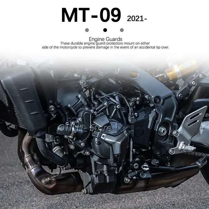 Couvercle latéral de protection du moteur, accessoires de moto pour Yamaha MT09, trucs 09, mt09, 202