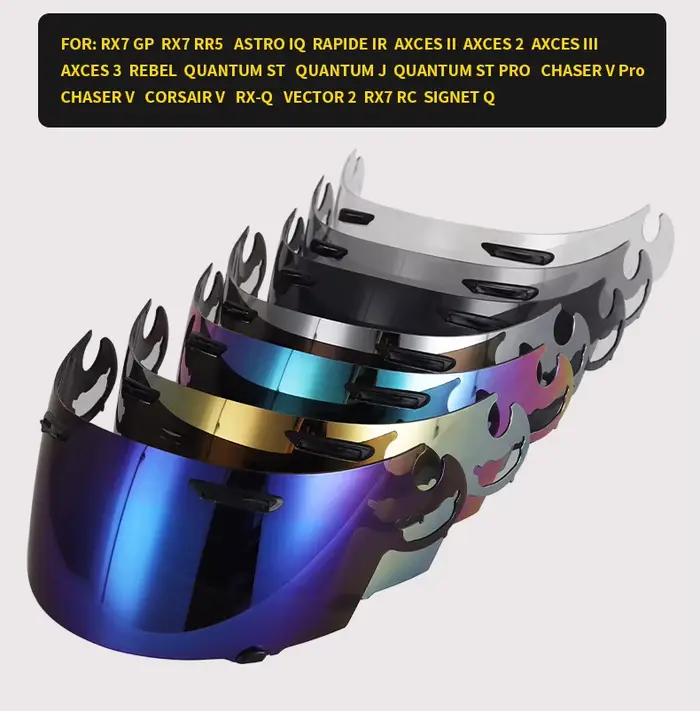 Visière de casque de moto pour ARAI RR5 RX-7 QUAMTUM-J ASTRO-IQ