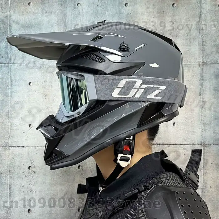Casques de course de motocross professionnels ORZ, casques de moto tout-terrain, casques de VTT, cas