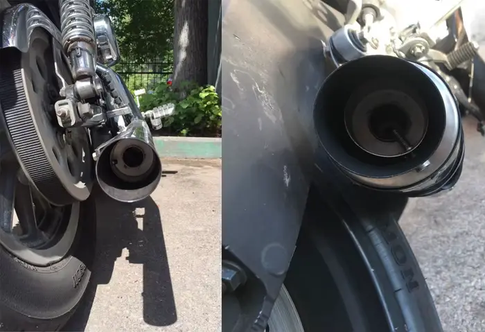 Éliminateur de fer de silencieux d'échappement de moto pour Ducati 800SS 800 Supersport 900SS 900 Sp