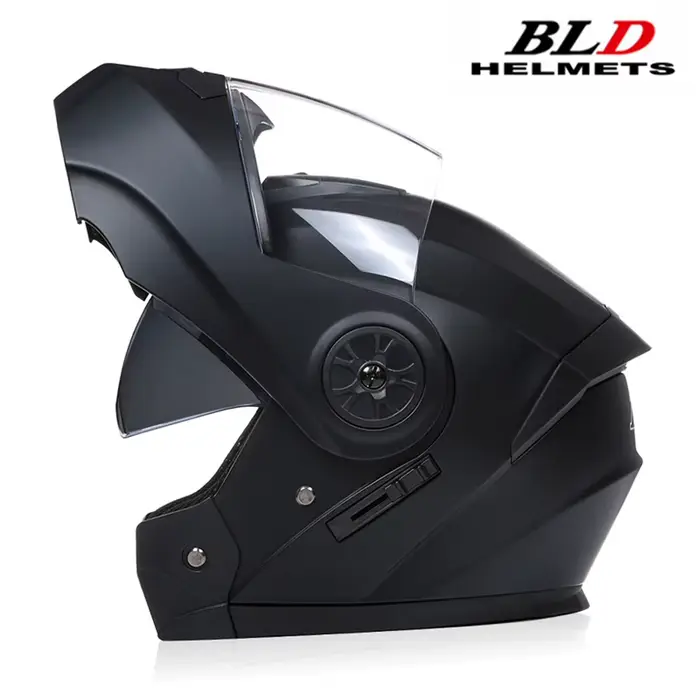 BLD personnalisé Moto casque intégral hommes femmes mode double lentille casques Motocross course mo