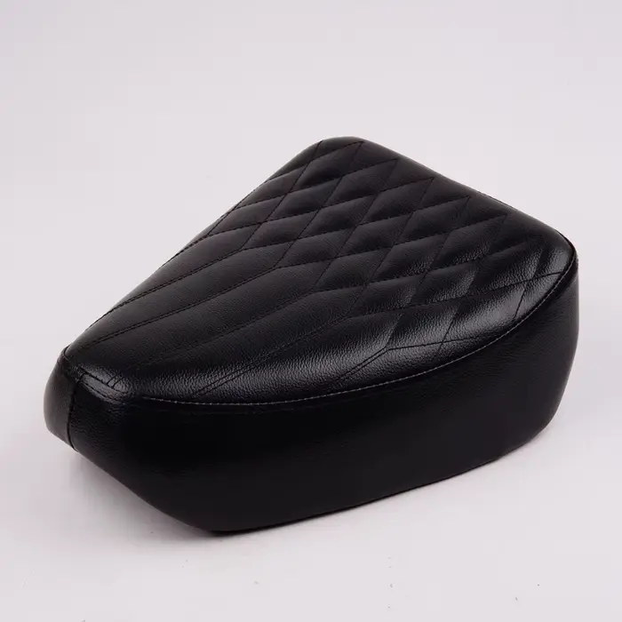 Siège de moto vintage en cuir pour scooter, cyclomoteur, accessoires et pièces détachées pour HONDA 