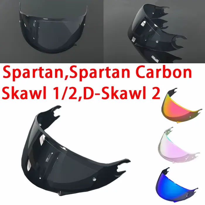 SPARTAN visières en carbone pour SHARK Spartan/D Skwal 2