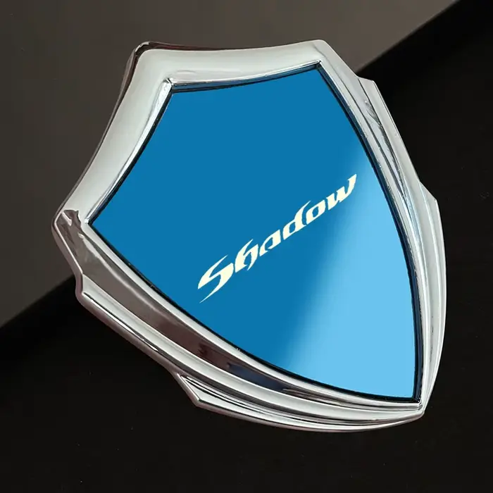 Accessoires de moto accessoires métalliques 3D autocollants de moto pour honda Shadow