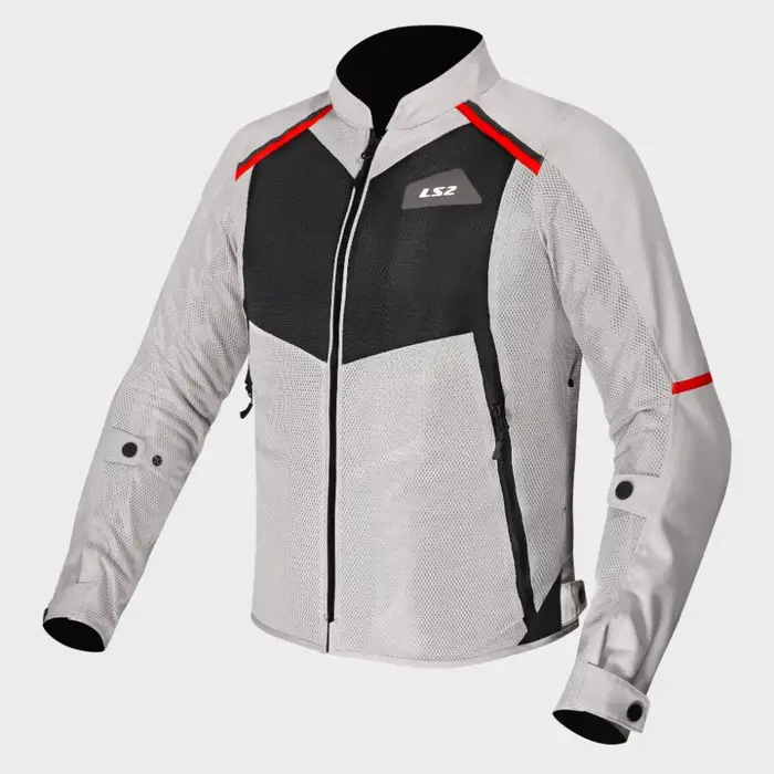 Blouson Moto Ls2 BREEZE Homme Été Noir Homologué CE Chaqueta De Motocicleta Verano 5 Protections LS2
