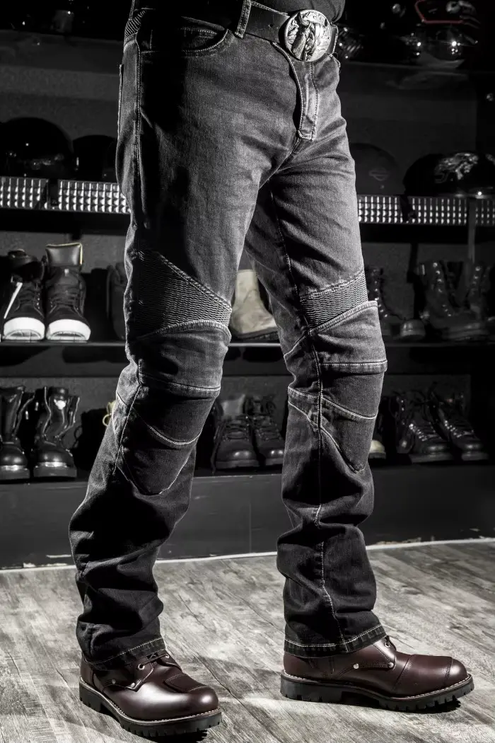 Jeans de moto Anti-chute pour hommes, équipement de protection, quatre saisons, équitation, motorpoo