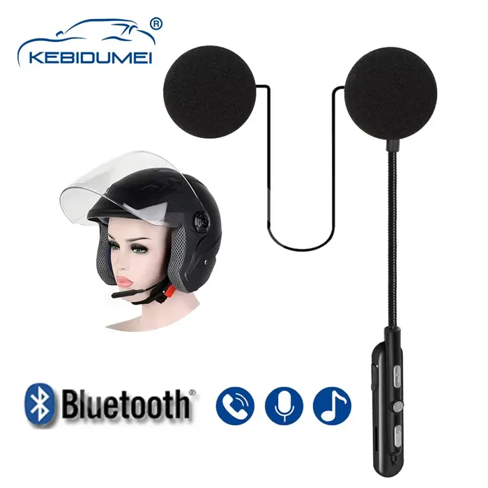 Casque moteur casque Bluetooth V5.0 moto sans fil stéréo écouteur haut-parleur Support réponse automatique appel mains libres micro