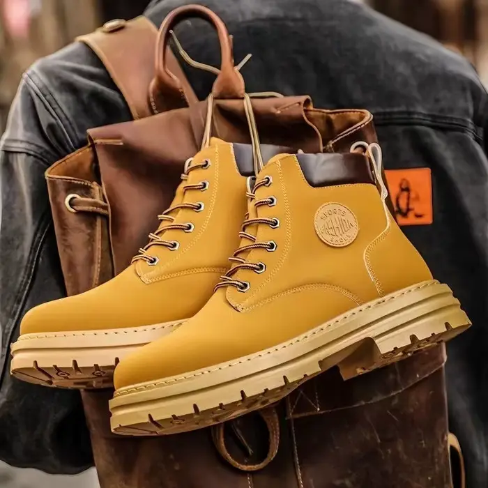 Bottes de moto montantes pour homme