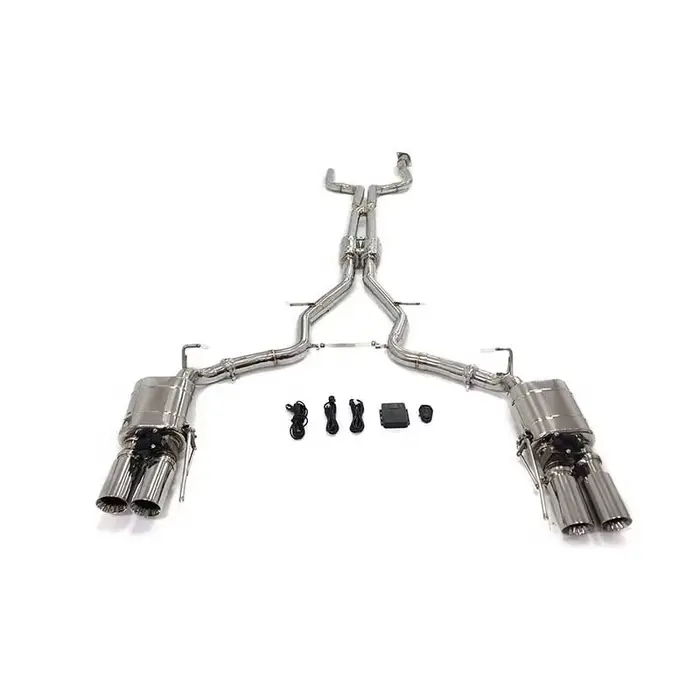 HMD système d'échappement en acier inoxydable Performance Catback échappement complet pour Cadillac 