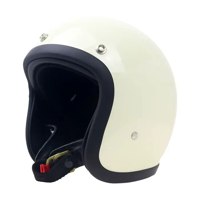 500TX casque de Moto à visage ouvert véritable Vintage rétro Scooter équitation 3/4 Jet Casco DOT approuvé