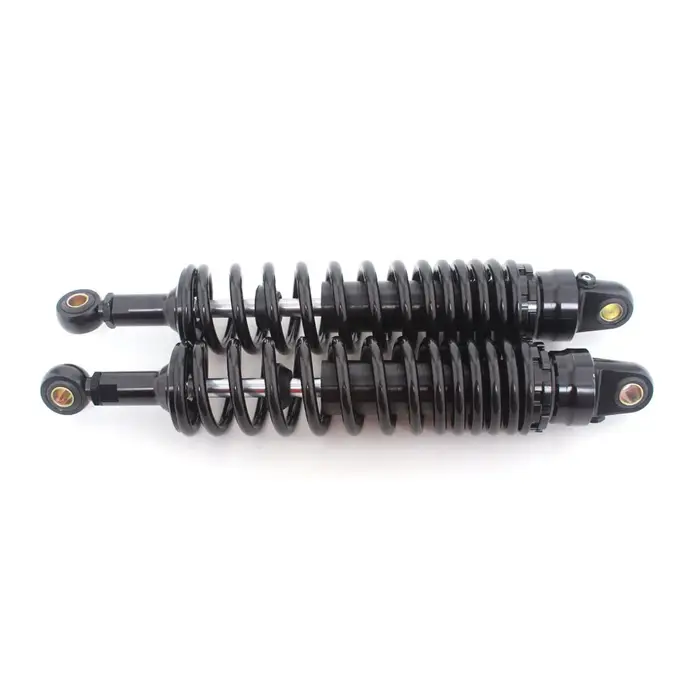 Accessoires de moto 1 paire d'amortisseurs arrière noirs 360mm universels pour Harley Kawasaki Honda Yamaha Suzuki ATV
