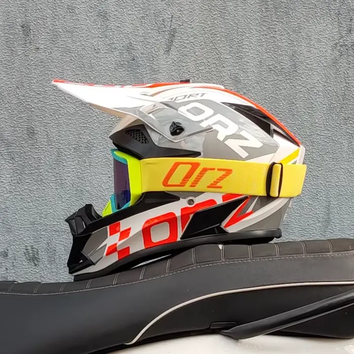 ORZ casque de Motocross de course professionnel casque tout-terrain moto tout-terrain dessin animé e
