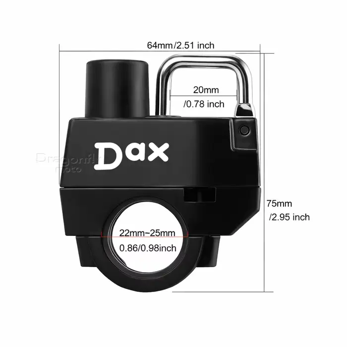 Verrou de casque de moto pour HONDA DAX125 ST125 ST 125 2022-2026 DAX 125
