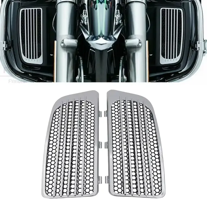 Accessoires de moto, grille de radiateur