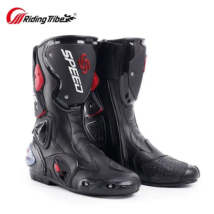 Riding Tribe hommes Moto bottes Moto course Motocross tout-terrain Moto Moto chaussures Botas Moto b