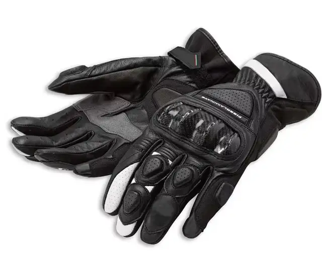 Gants de moto en fibre de carbone pour hommes et femmes