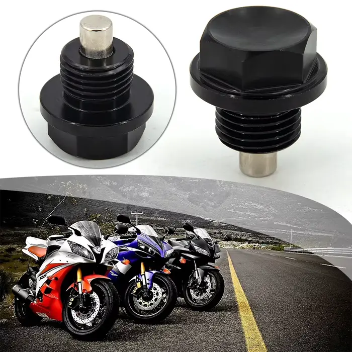 Boulon de vidange d'huile magnétique en aluminium, écrou de vidange de puisard, M8, M10, M12, M14, M