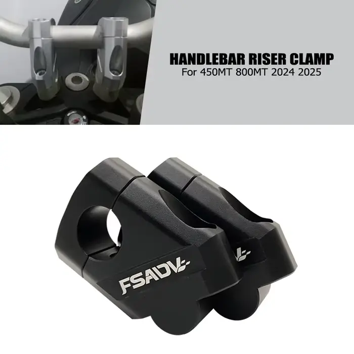 Pour CFMOTO 450MT 800MT 800MT-X 2021-2025 accessoires de moto adaptateur de montage de barre 450 800 MT couvercle de