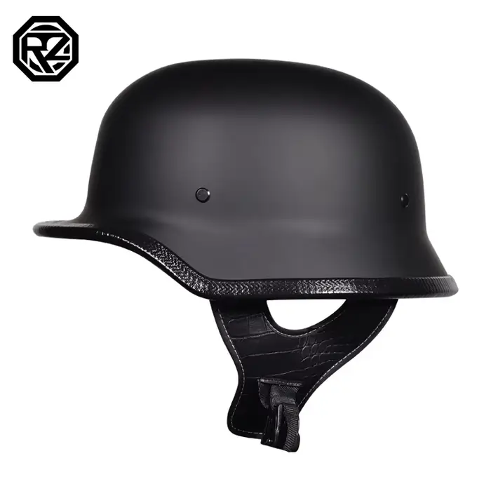 ORZ-309-casque de soldat rétro demi-casque moto homme et femme moto personnalité louche allemande ca