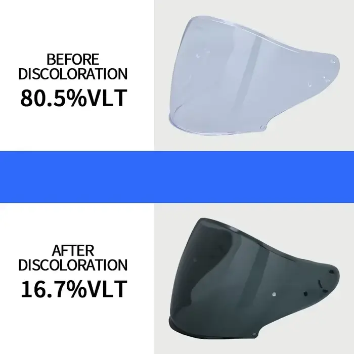 Bouclier facial sensible à la lumière pour casque SHOEI J-Cruise J-Force 4 CJ-2