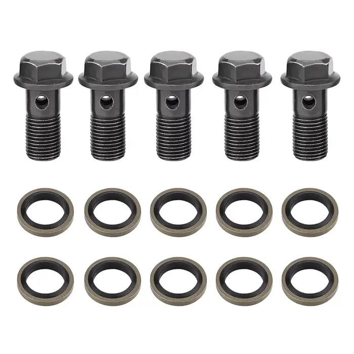 Boulon de banjo de frein universel en acier inoxydable pour moto, scooter tout-terrain RL, étriers à