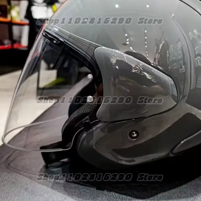 RAM gris brillant demi-casque unisexe moto tout-terrain SZ-R VAS casque descente course montagne croix Casco Capacete
