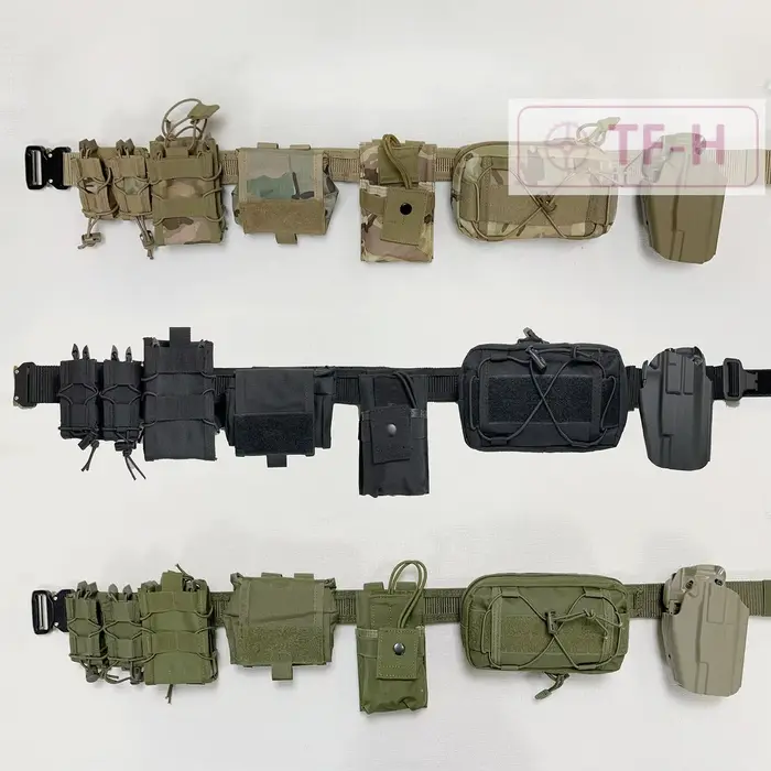 Ceinture tactique Molle complète multifonctionnelle pour entraînement de combat