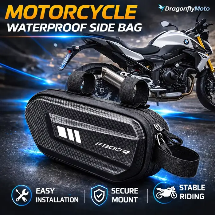 Sac latéral de grande capacité pour moto