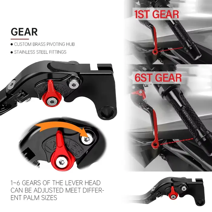 Leviers d'embrayage de frein de moto