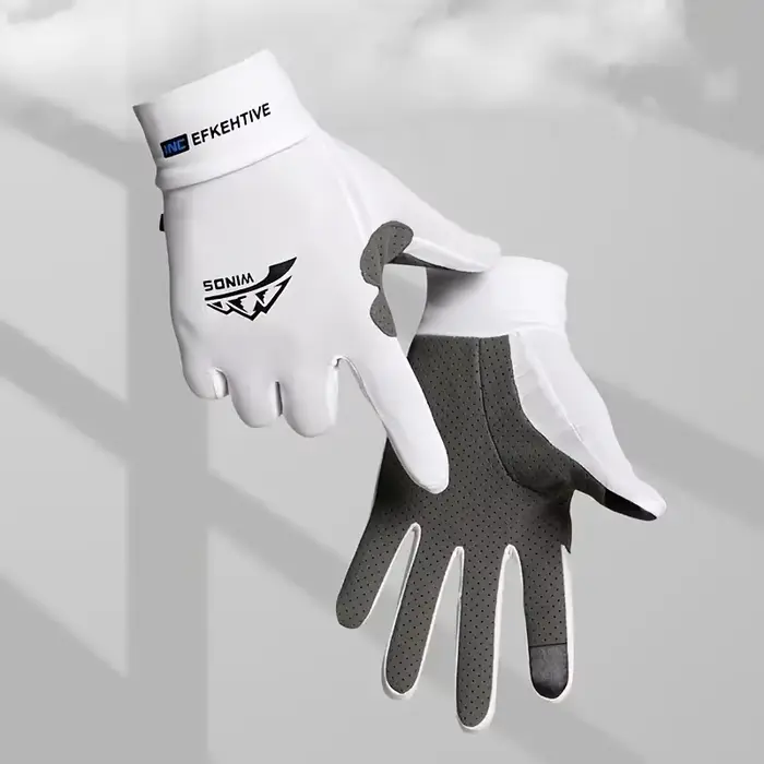 Gants de cyclisme légers et respirants en soie glacée