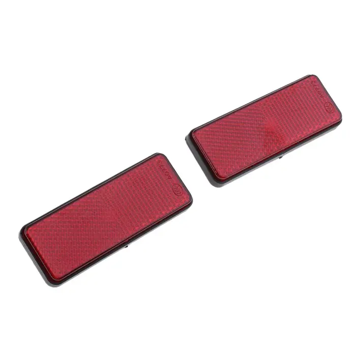 Réflecteur réfléchissant rectangulaire pour moto