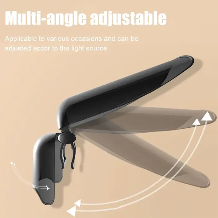 Support de téléphone pour moto Pare-soleil Visière de casque étendue imperméable