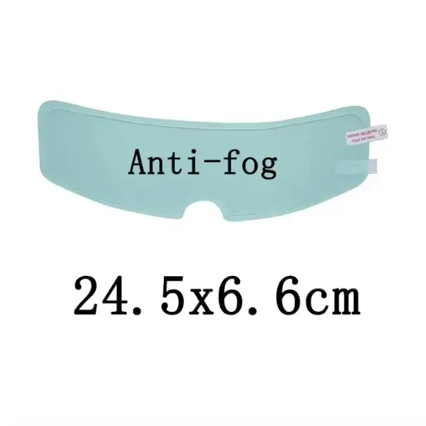 Film transparent Anti-pluie/Anti-buée pour casque de Moto, autocollant de revêtement Nano Durable, a