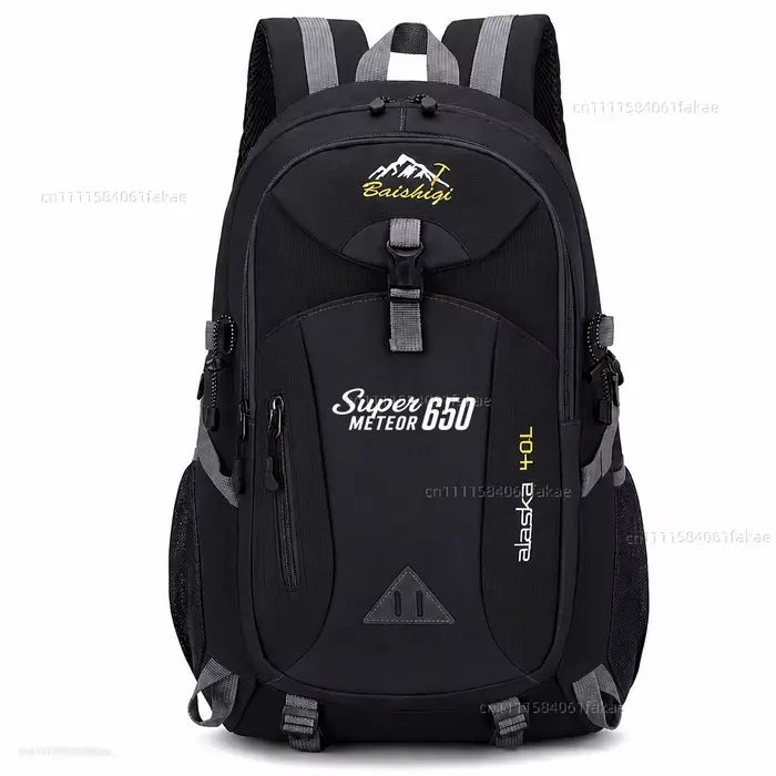 Sac à dos de moto pour Royal Enfield Super Meteor 650 2023-2026, sac à dos de voyage étanche de 40l,