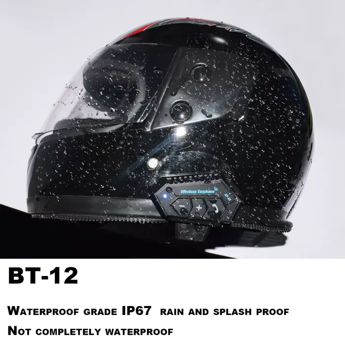 Casque de Moto Bluetooth
