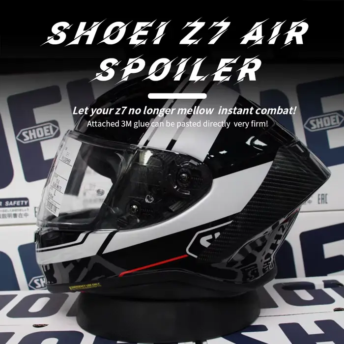 Étui de becquet de casque de garniture arrière de moto en carbone Z7 z7 pour accessoires ARAI Z7