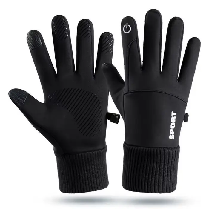 Gants d'hiver pour hommes et femmes, écran tactile, paume antidérapante, gants thermiques chauds pou