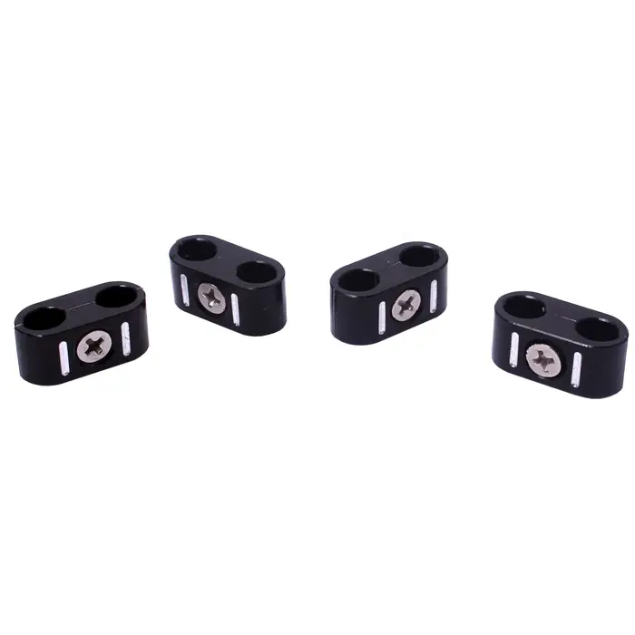 Pince de câble d'accélérateur de frein de moto universelle, 4 pièces, support de Clip, organisateur 