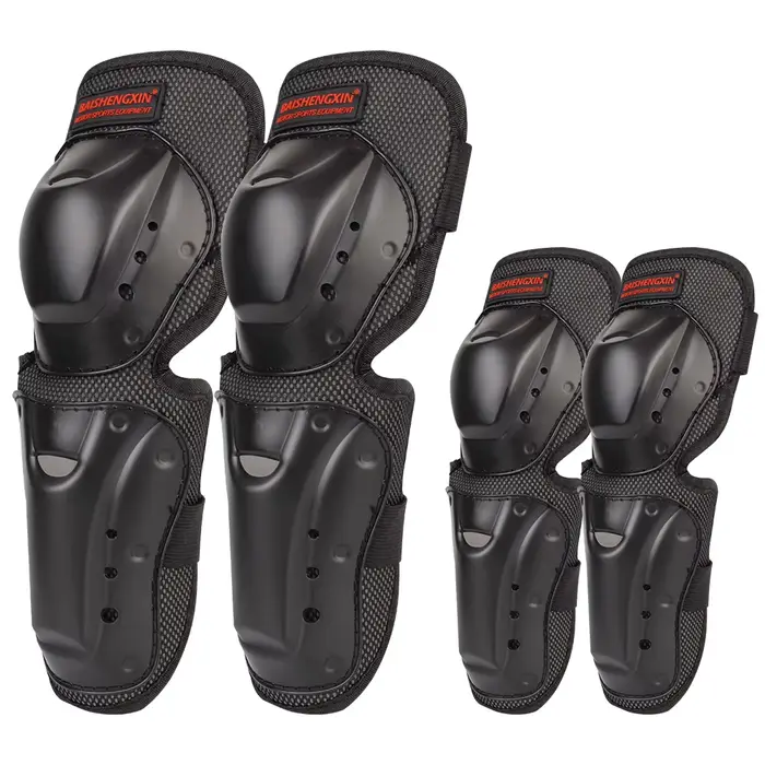 Gants de protection pour moto, protège-genoux et coudes, coussinets, équipement de motocross, protec