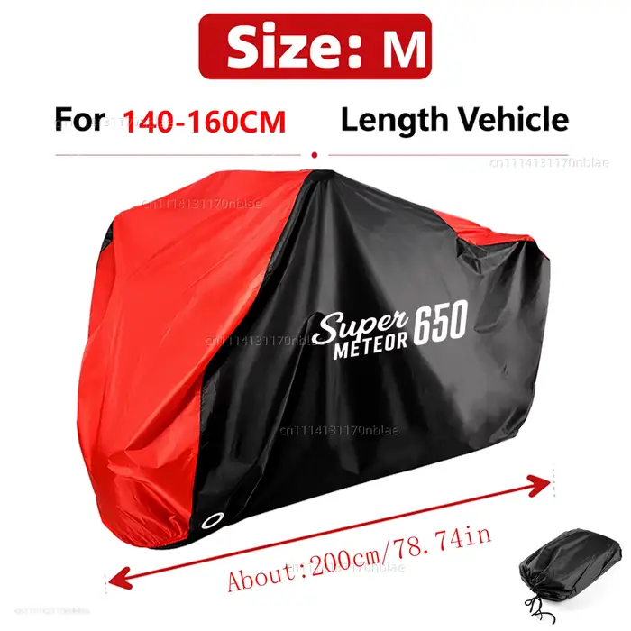 Housse de moto imperméable 210D pour Royal Enfield Super Meteor 650 2023-2026, protection contre la 