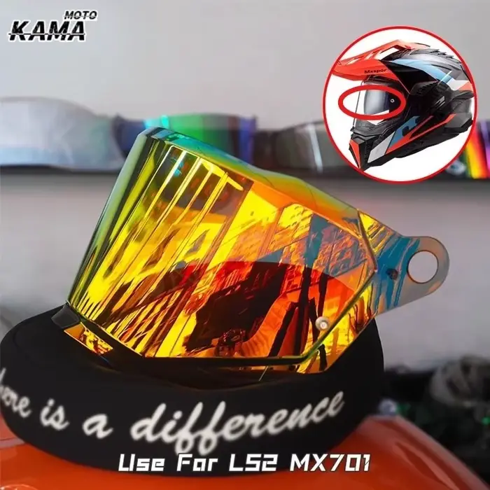Visière de casque pour LS2 MX701 EXPLORER C Motocross détachable rallye tout-terrain
