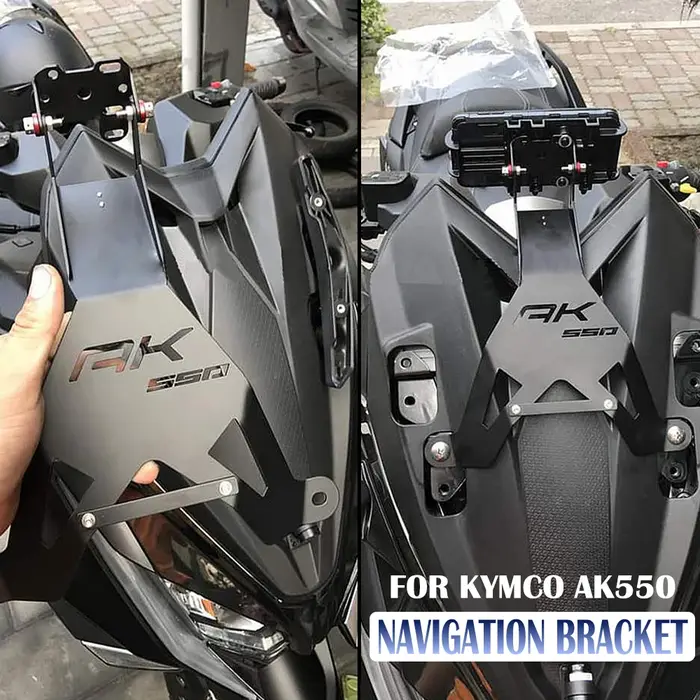 Support de Navigation avant et central pour KYMCO AK550