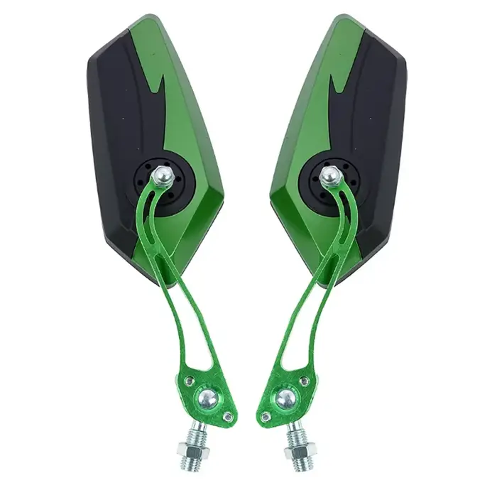 Accessoires de moto, rétroviseurs latéraux bicolores universels M8 M10, pour Scooter, vélo électriqu