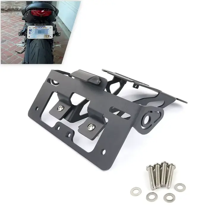 Ajustement pour Yamaha MT-09 MT-09 SP 2021 2022 2023 MT09 Planner plaque d'immatriculation cadre sup