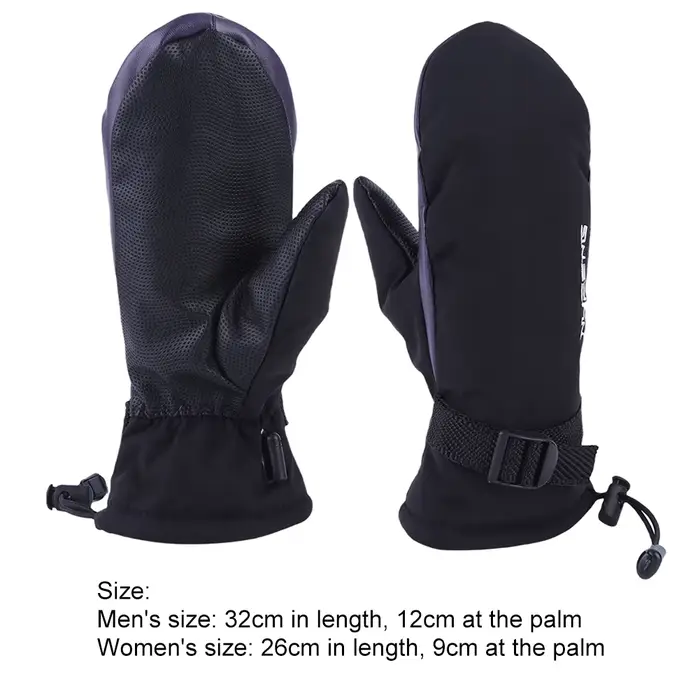 Gants chauffants électriques 3 vitesses température gants de moto mitaines de ski d'escalade gants c