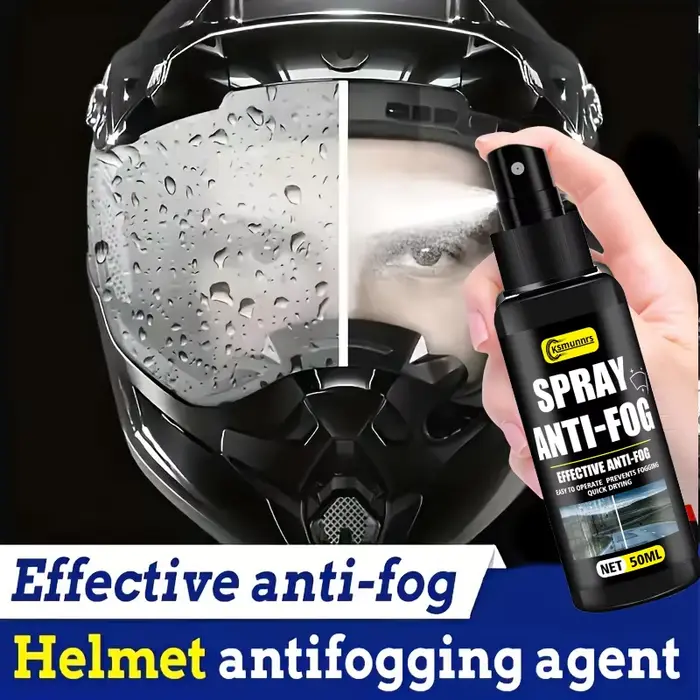 Spray antibuée pour casque de moto