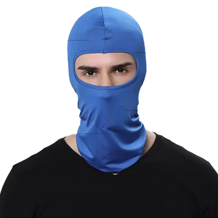 Masque facial pour casque de moto