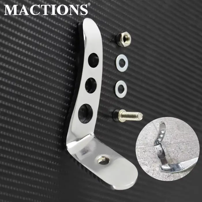 Extension de béquille de support de pédale chromé pour moto, pour Harley Touring Road King Street Gl