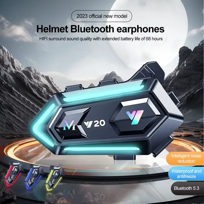 Casque de moto Bluetooth 5.3 Y20