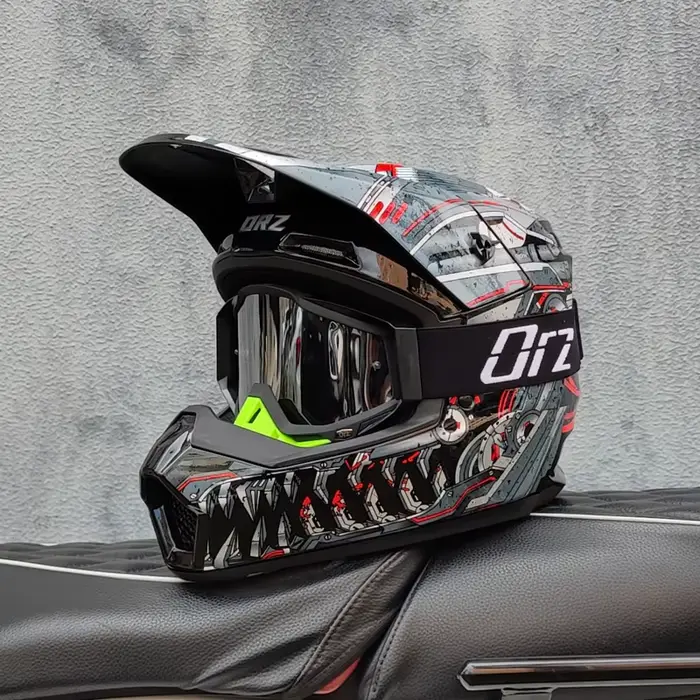2025 dernier casque de Moto tout-terrain de haute qualité Cascos para Motos ATV VTT vitesse chute DH